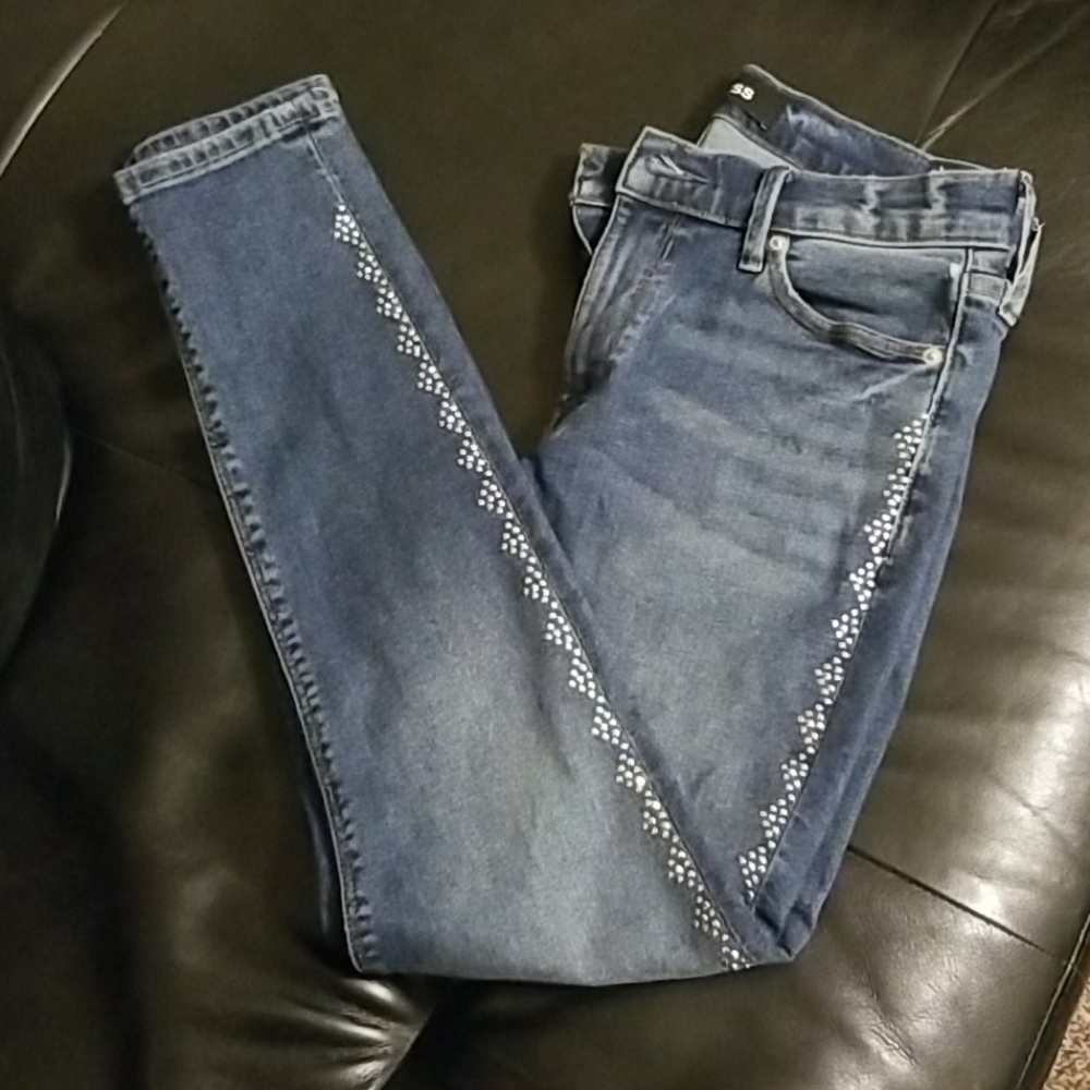 EXP Studded Stretch Ankle Jegging